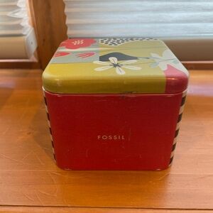 Men’s Fossil Watch Navy Blue and Gold